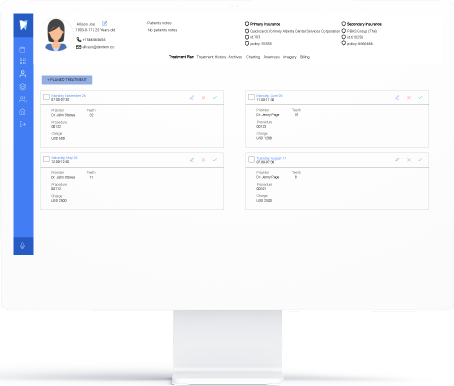 Eletronic Dental Records with X Rays Dentem Web Platform