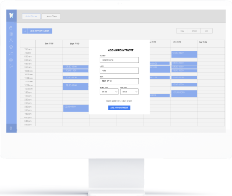 Dentem public clinic profile on the web app